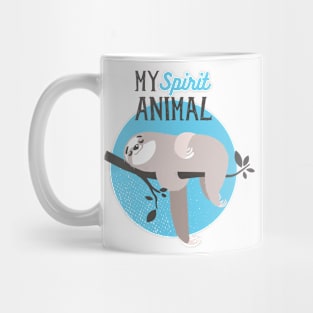 My Spirit Animal Sloth Life Mug